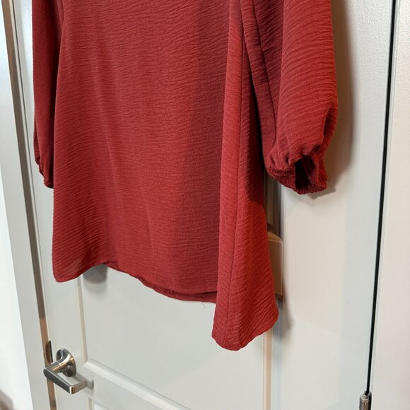 ALTAR'D STATE | Long Sleeve Deep Cut Knot Mini Dress Size Medium - Picture 7 of 11